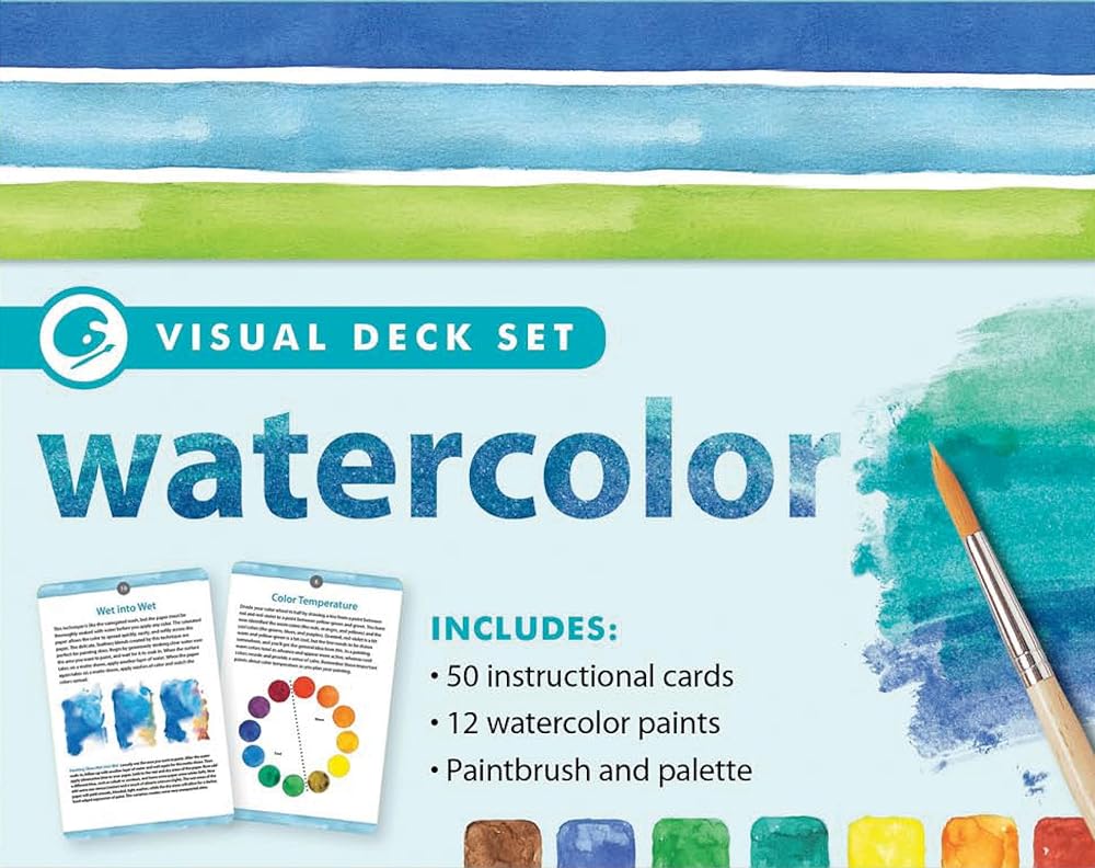 Book cover image of Watercolor: Visual Deck Set (Visual Deck Plus)