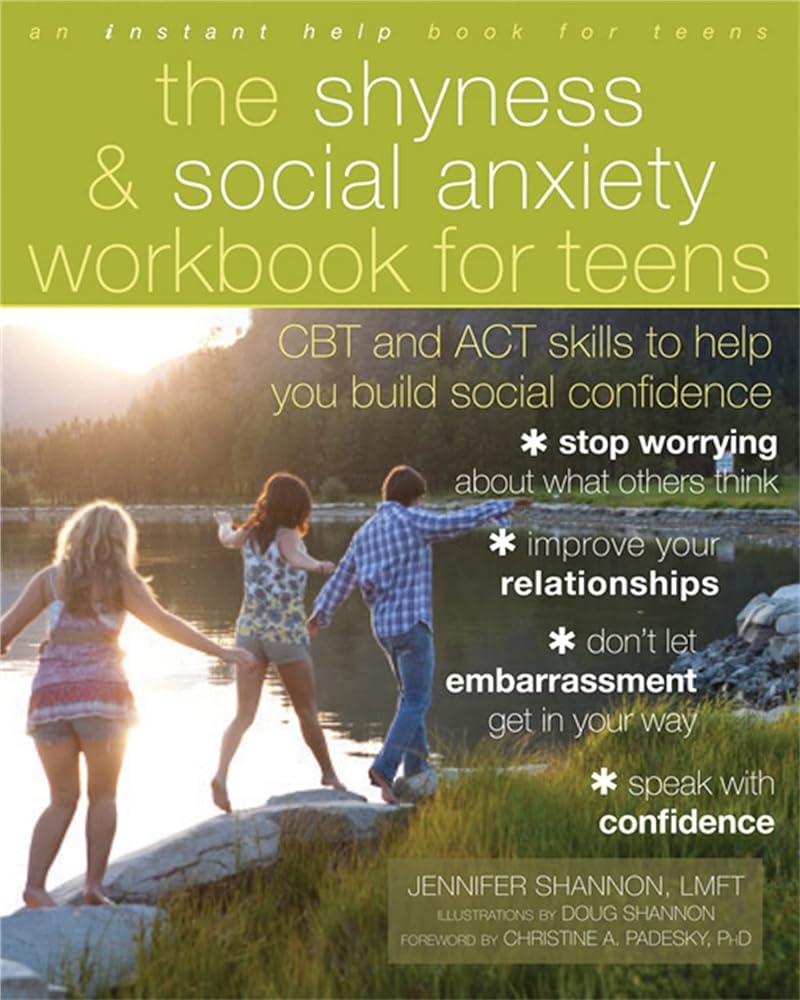 Book cover image of The Shyness and Social Anxiety Workbook for Teens: CBT and ACT Skills to Help You Build Social Confidence