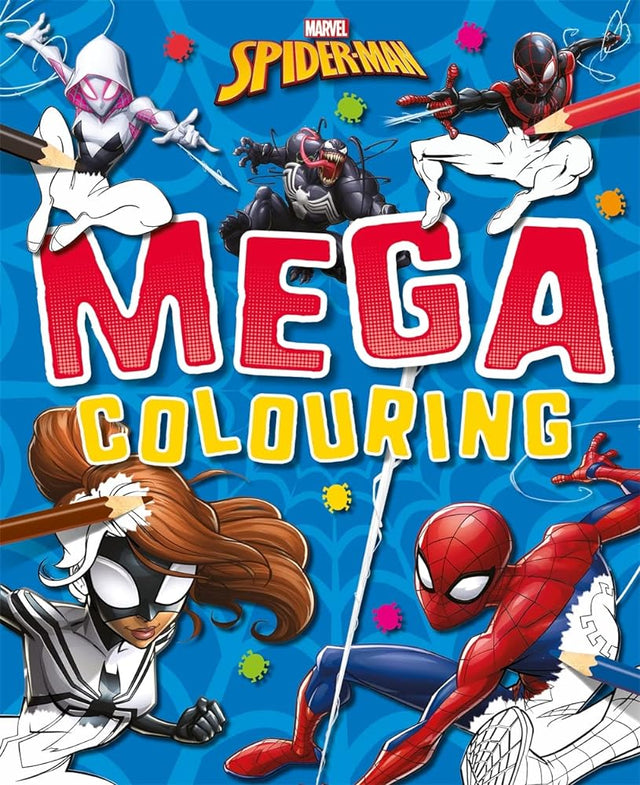 Book cover image Marvel Spider-Man: Mega Colouring