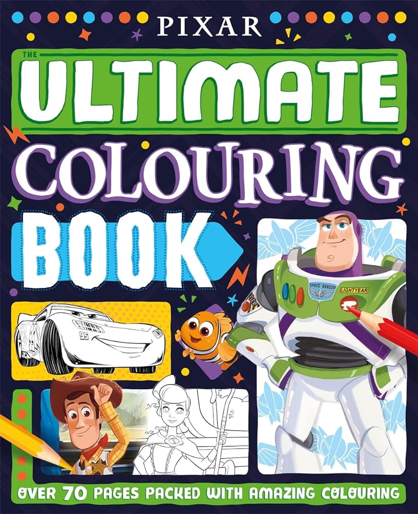 Book cover image Pixar: The Ultimate Colouring Book