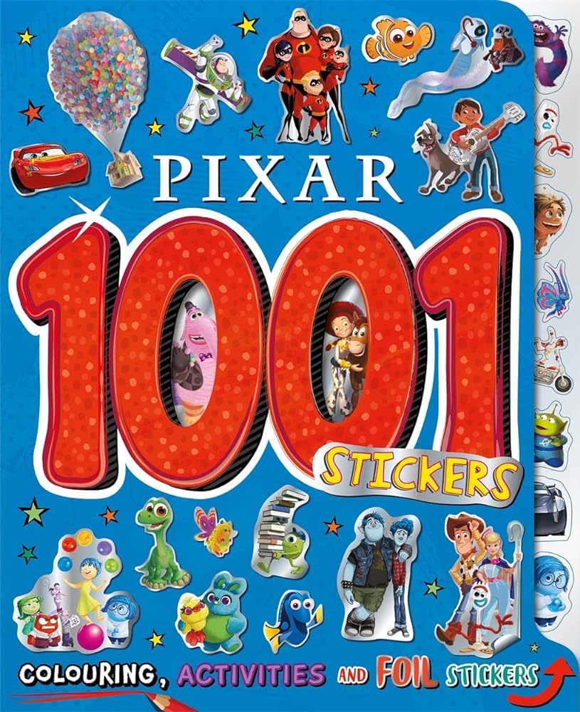 Book cover image Pixar: 1001 Stickers