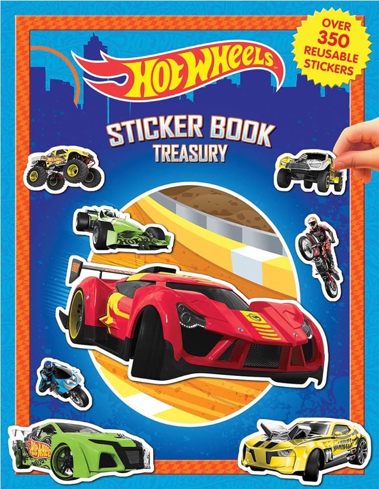 Book cover image Hot Wheels Sticker Book Treasury