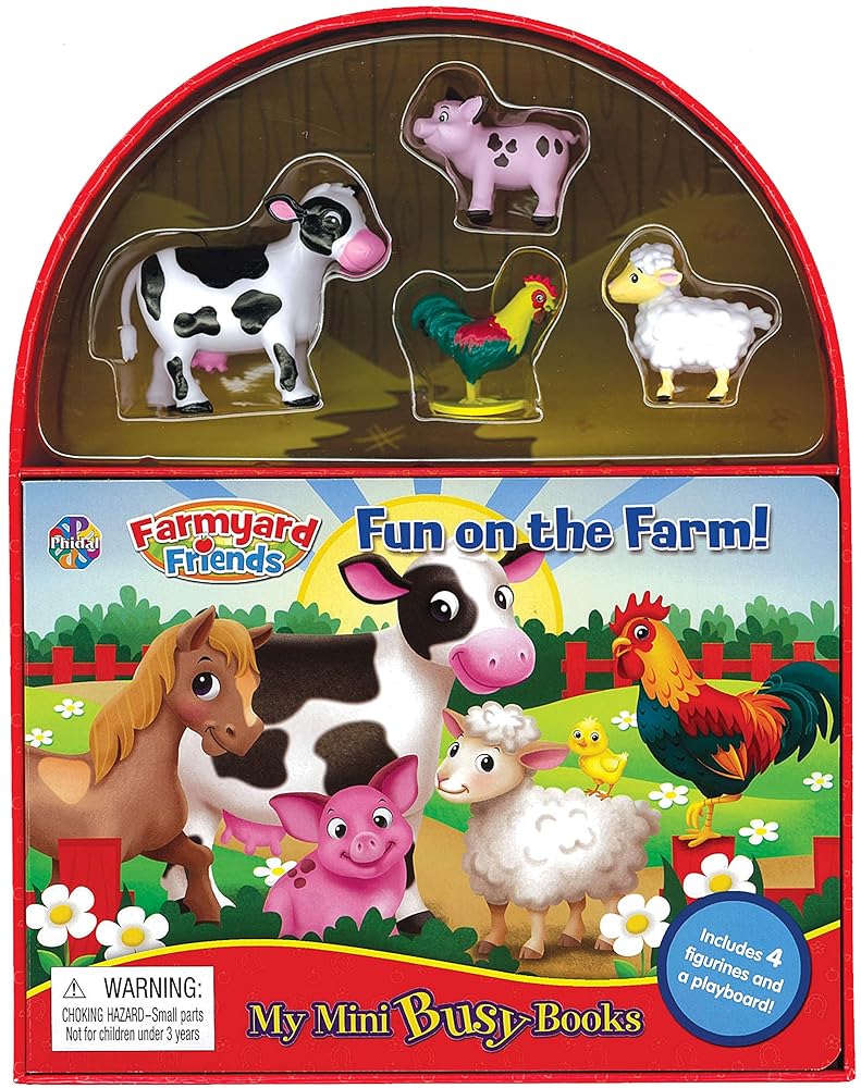 Book cover image Farmyard Friends My Mini Busy Book