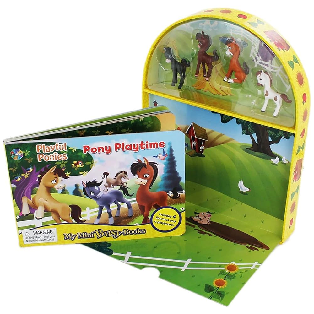 Book cover image Playful Ponies Pony Playtime: My Mini Busy Books