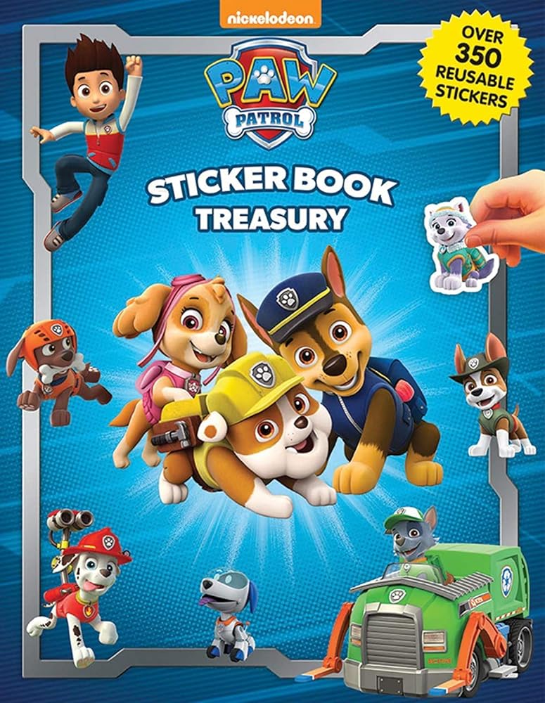 Book cover image Paw Patrol Sticker Book Treasury