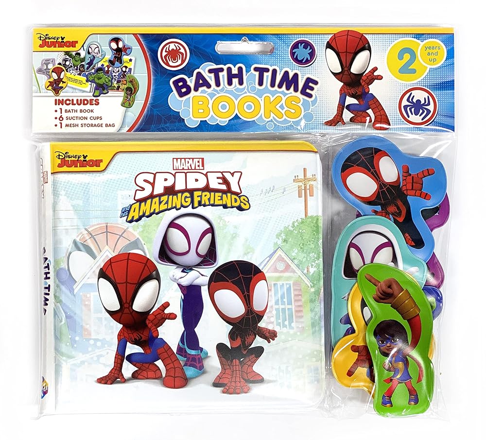Book cover image Marvel Spidey and His Amazing Friends Bath Time Books