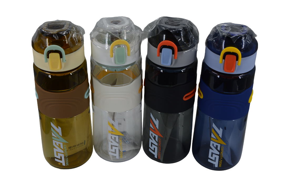 Sports Plastic Water Bottle (Assorted Designs, Sold as Single)
