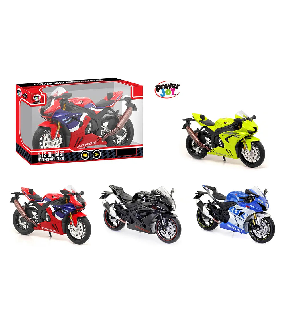 Links to MOTORCYCLE DIECAST 1:12 RACING SUPER SPORT MINIATURE ASST 4 by