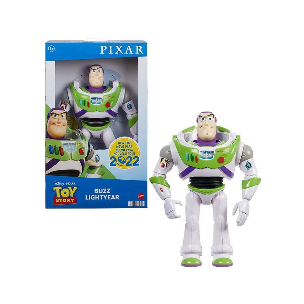 Mattel Pixar Toys Buzz Lightyear Large Action Figure, Posable with Authentic Detail, Toy Collectible, 12 Inch Scale
