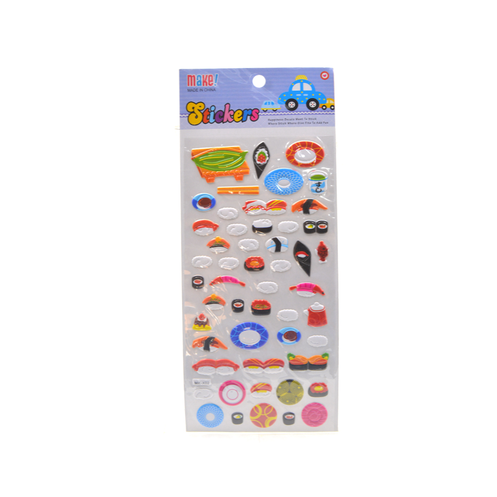 Puffy Stickers Assorted Mk X02