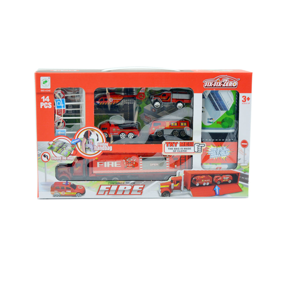 Links to CONTAINER TRUCK FIRE 14 PCS SET by