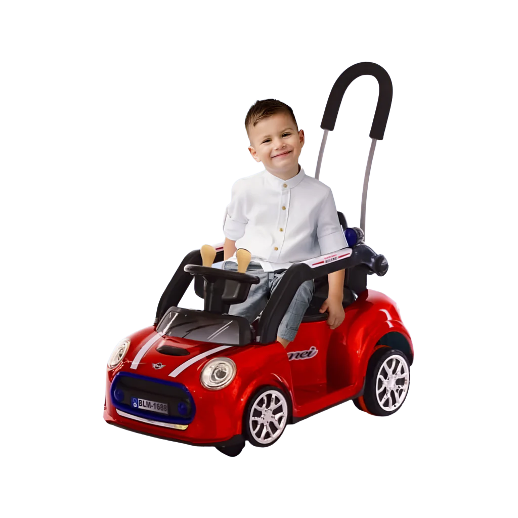 Kids Ride On – Pushing Car 6V Swing With Handle