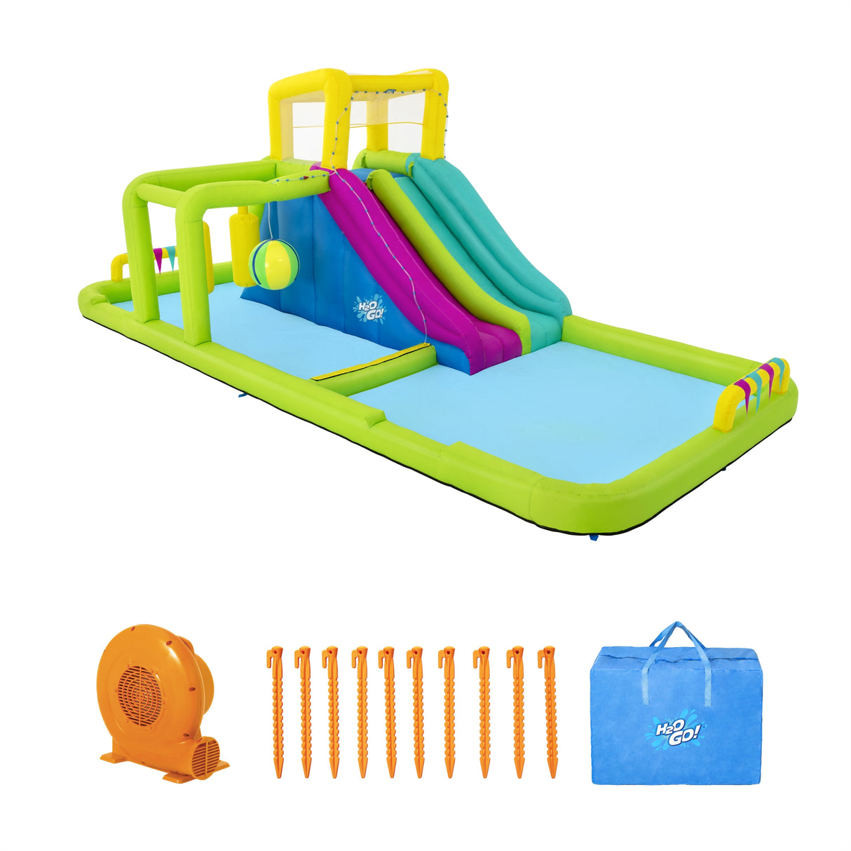 Bestway H2OGO Splash Course Mega Water Park 710 cm