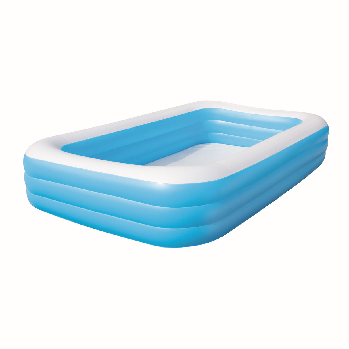 Bestway Blue Rectangular Family Pool De Luxe - 305cm x 183cm x 56cm