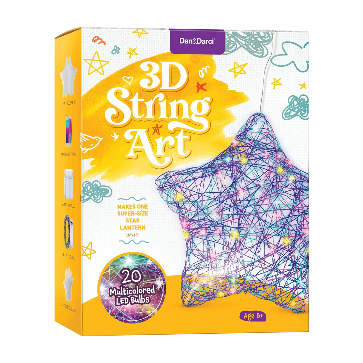 Dan & Darci 3D String Art Kit for Kids