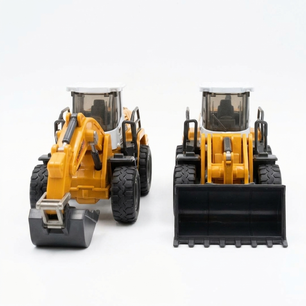 Excavator Construction Vehicle toy with movable digging arm and bucket for kids