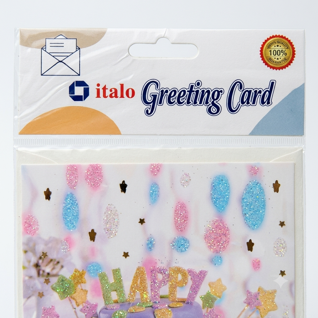 Happy Birthday Greeting Card | Assorted 2 Sold as Single