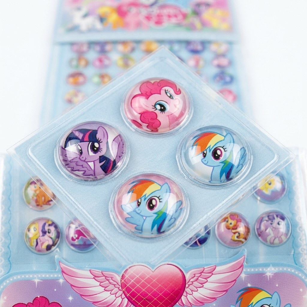 My Little Pony MLP 3D Puffy Stickers Raised Decorative Stickers