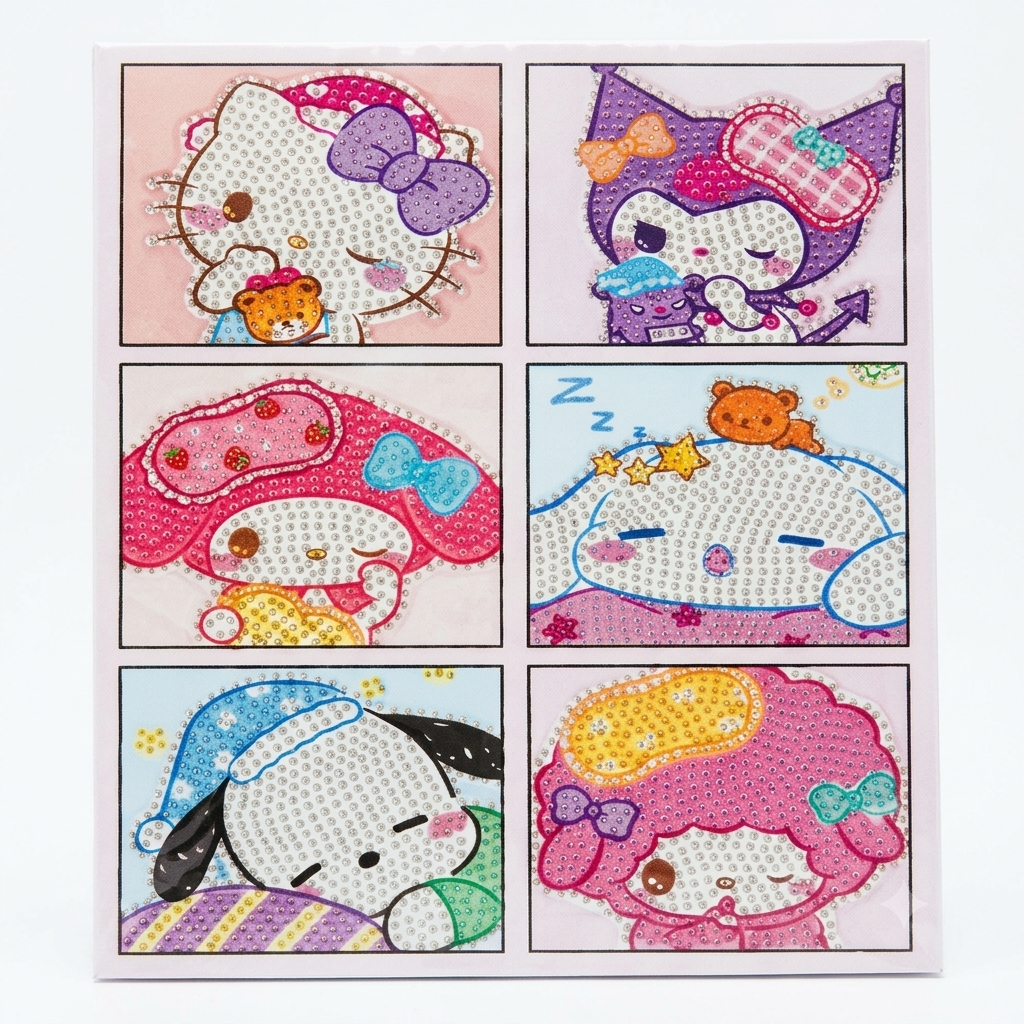 Sanrio Characters Diamond Painting Set 23x30cm DIY Crystal Art Kit