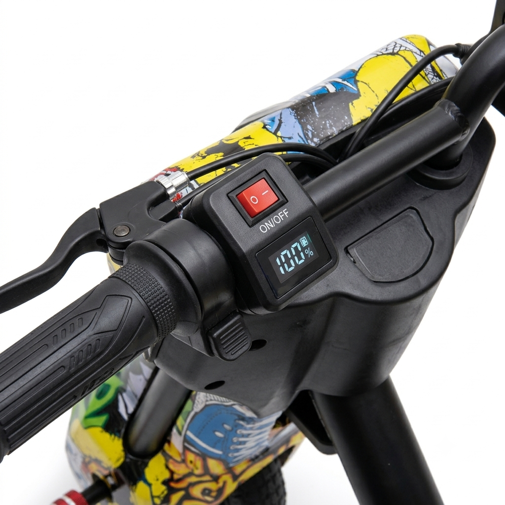 Crazy Color Mix 24V Slidewinder Drift Scooter with Bluetooth and LED Lights