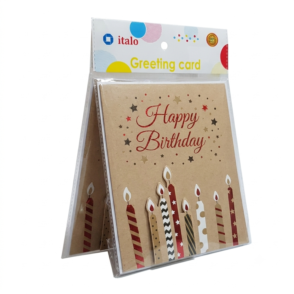 Auto-Play Music Birthday Gift Card Musical Greeting Card for Birthdays