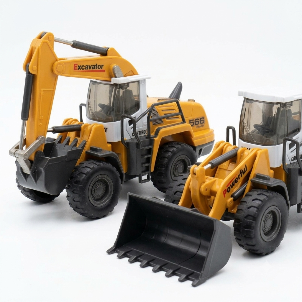 Excavator Construction Vehicle Toy Heavy-Duty Digger for Kids