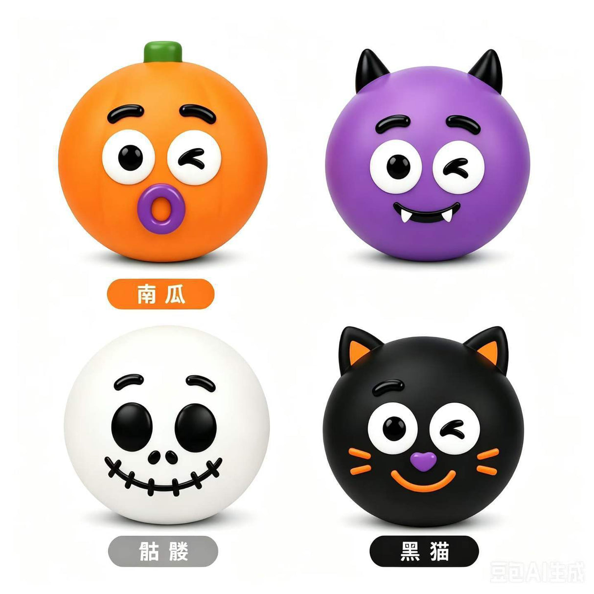 Halloween Face Changing Squishy Toy