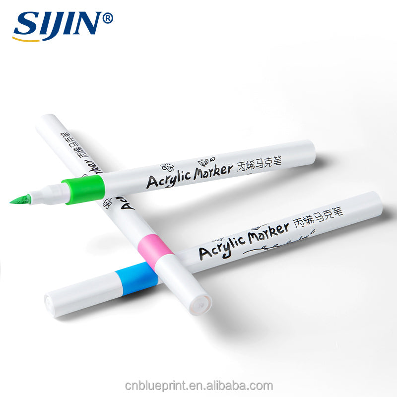 Acrylic Market 36 Pcs Set Colorful Acrylic Markers for Crafts