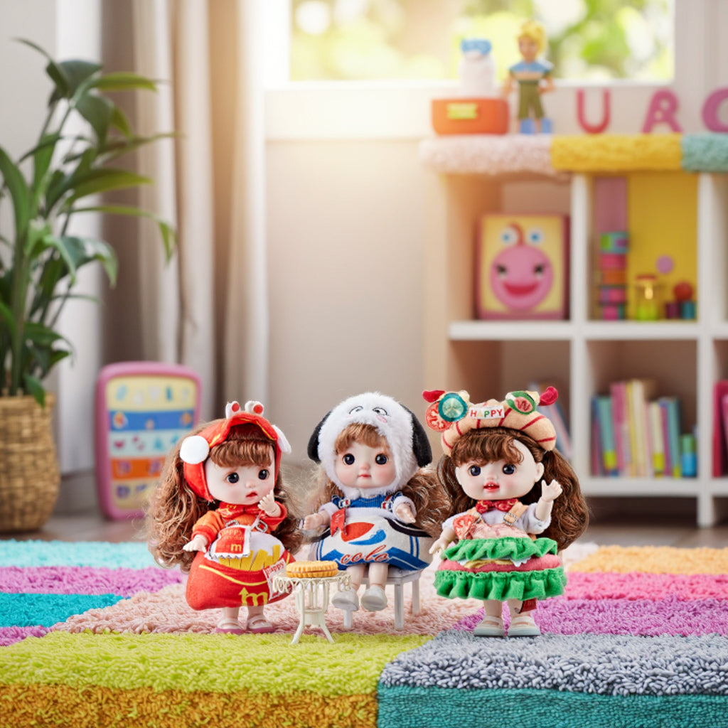 Fashion Cute Girl Baby Doll – 6 Assorted Designs for Kids