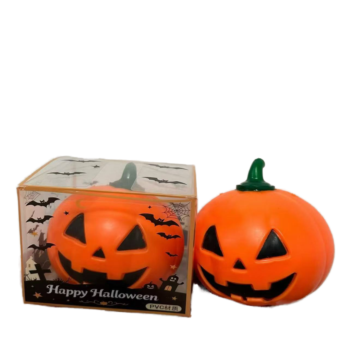 Happy Halloween Pumpkin Squishy Toy – 15CM