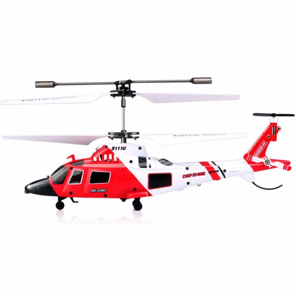 Syma S111G 3.5-Channel RC Helicopter with Gyro – Remote Control Flying Toy