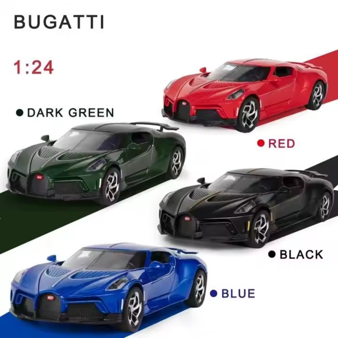 Bugatti Divo Model 1:24 Scale (4 Assorted Colors, Sold As Single)