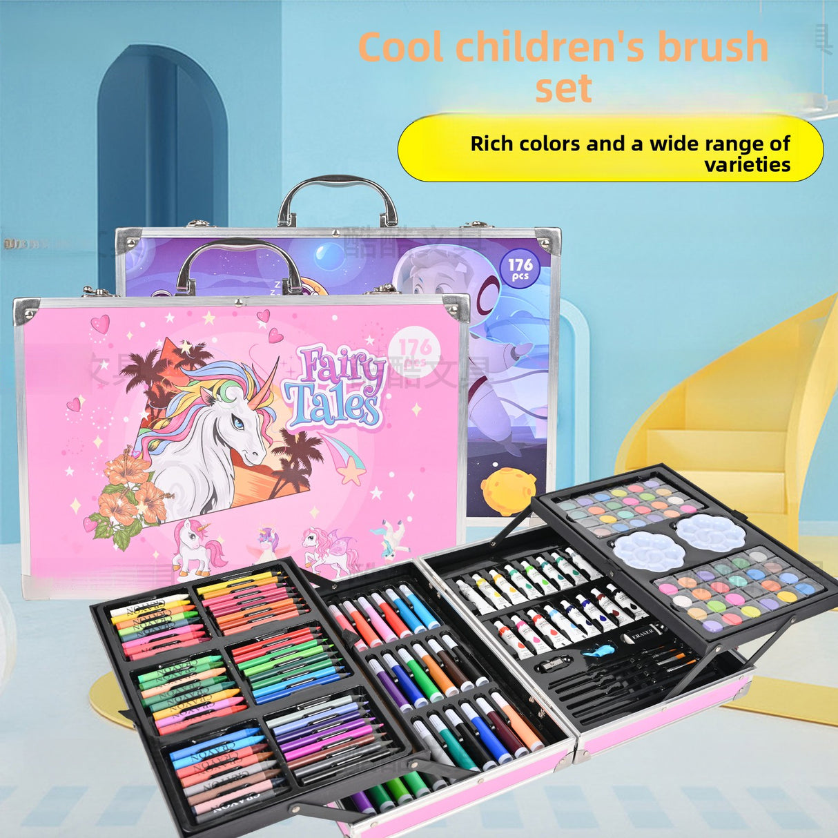 Unicorn Art Set for Kids – Creative Drawing & Coloring Kit
