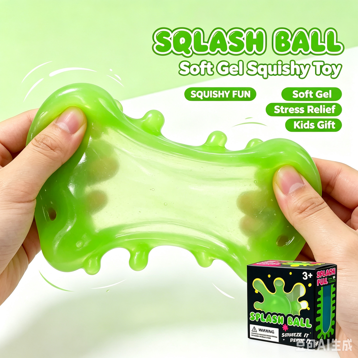 Virus Splat Stress Balls – Textured Squishy Fidget Toys Assorted
