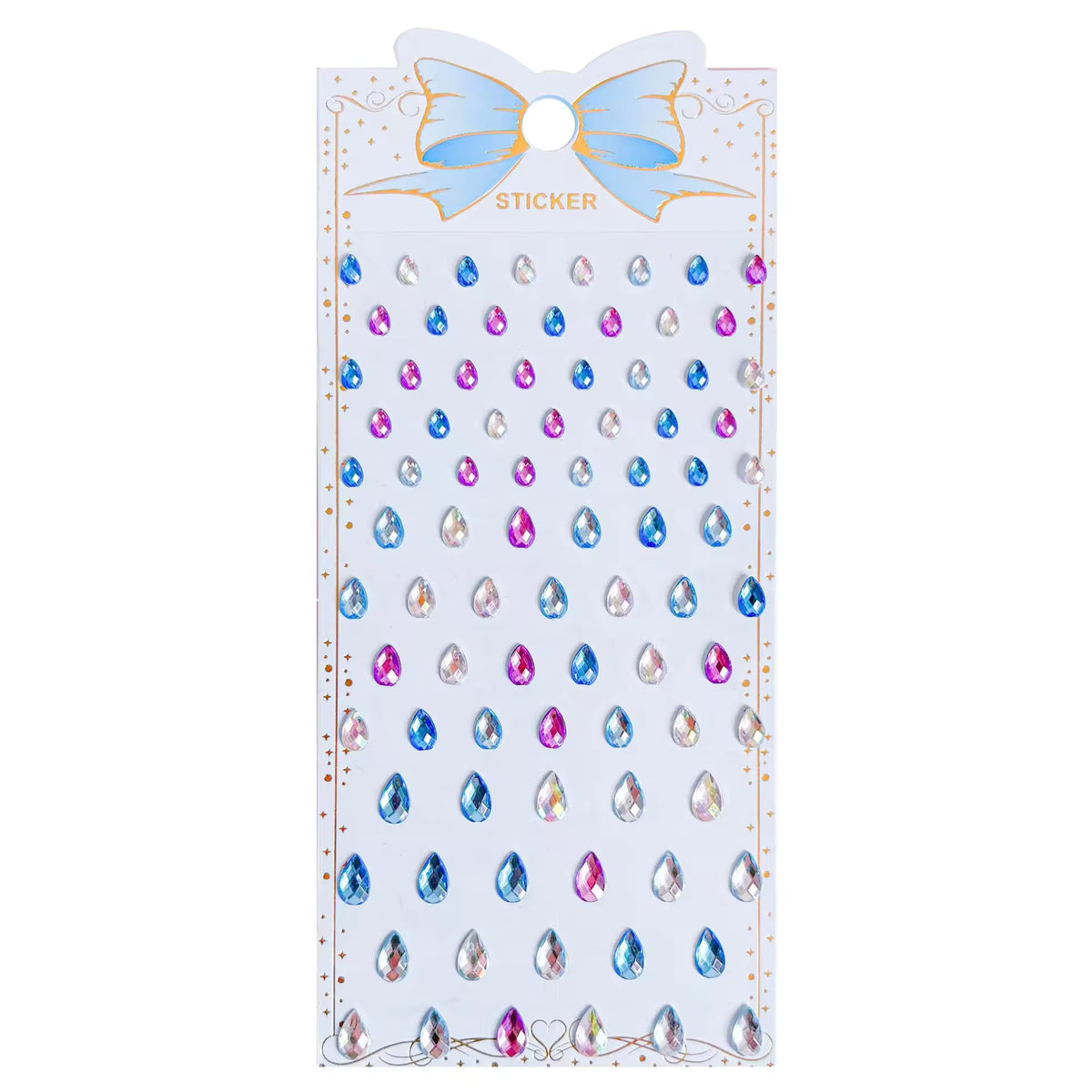 Craft Crystal Sticker Assorted 2 Pack DIY Gem Decorations