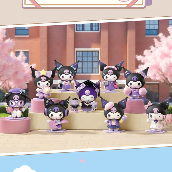 Kuromi School Diary Series Figures Blind Box – Sanrio Collectible Figure (1 Random Figure)