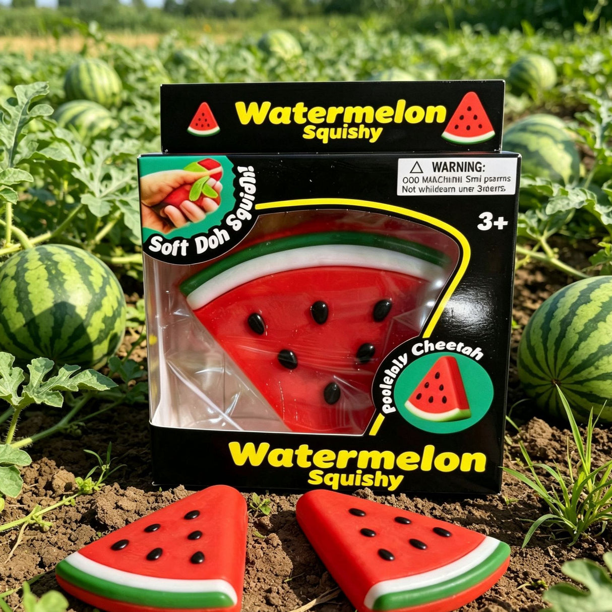 Funny Simulation Watermelon Squishy Toy – Slow Rising Stress Relief Squeeze Toy