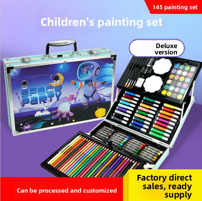 Space Art Set for Kids Creative Drawing and Coloring Kit