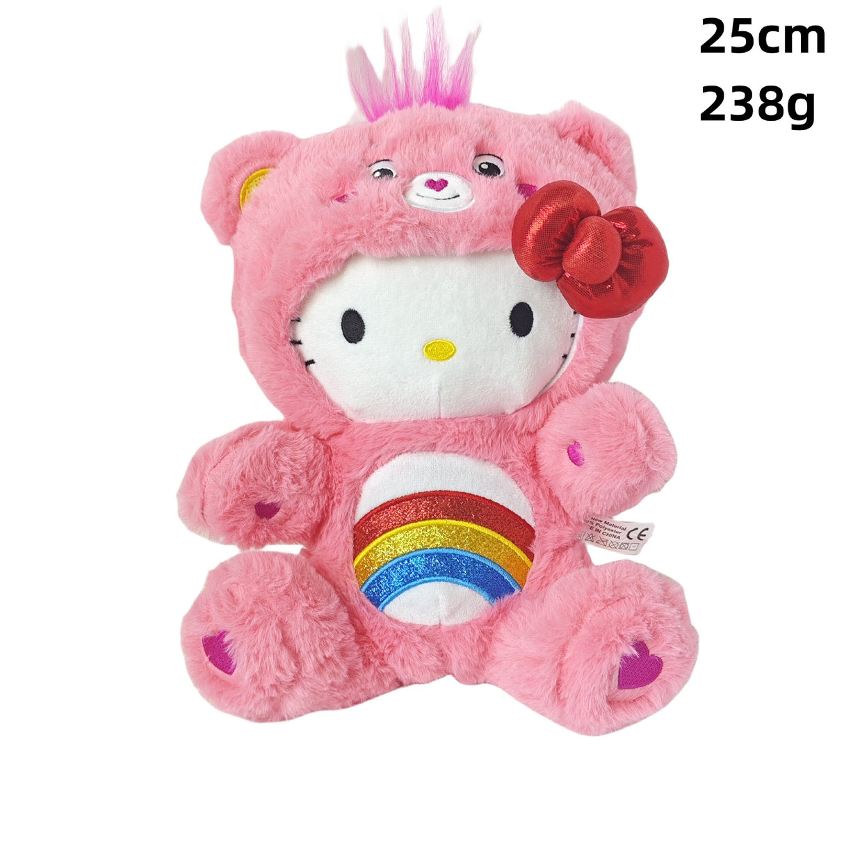 Hello Kitty Loves Cheer Bear 10" Collectible Plush 2-Pack