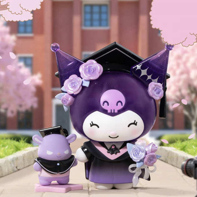 Kuromi School Diary Series Figures Blind Box – Sanrio Collectible Figure (1 Random Figure)