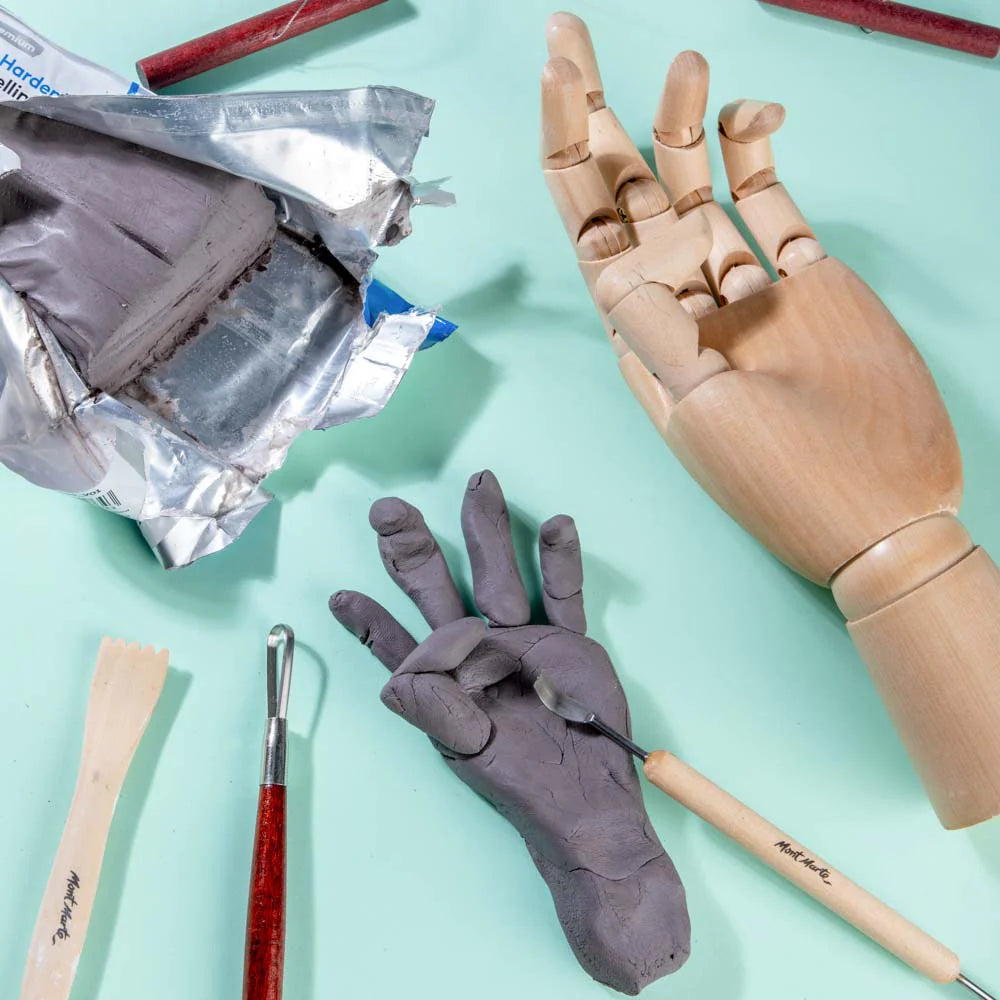 Mont Marte Air Hardening Modelling Clay - Grey 500G