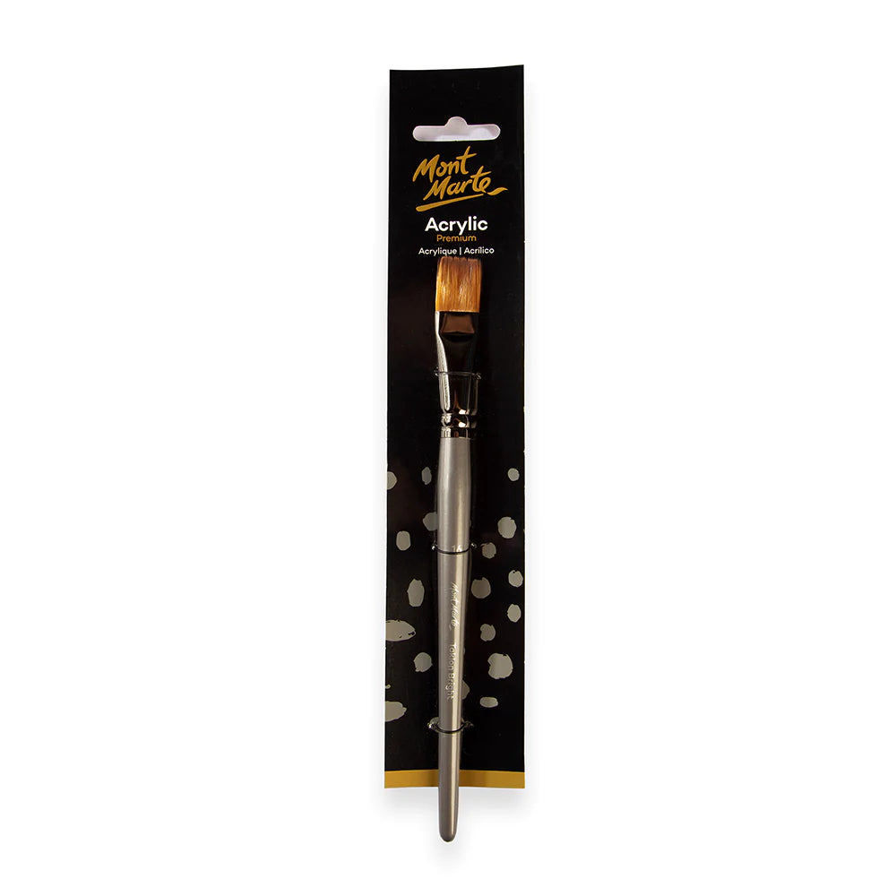 Mont Marte Artist Brush Taklon Bright Short 16