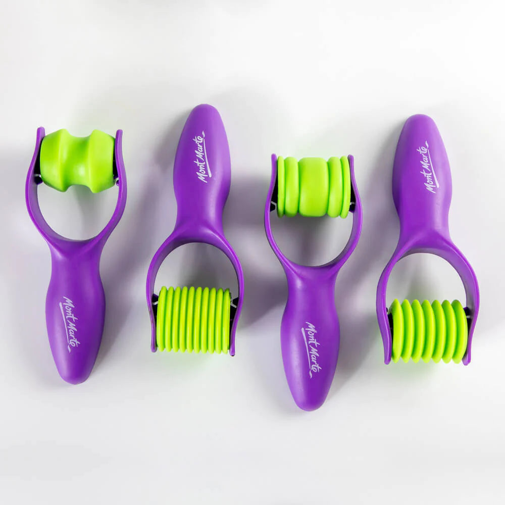 Mont Marte Mont Martee Clay Pattern Tool Set 4Pc