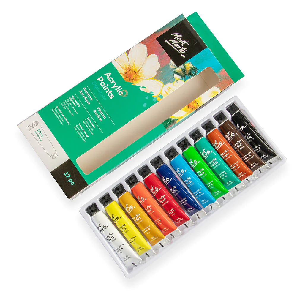 Mont Marte Mont Martee Acrylic Paints 12X12 Ml