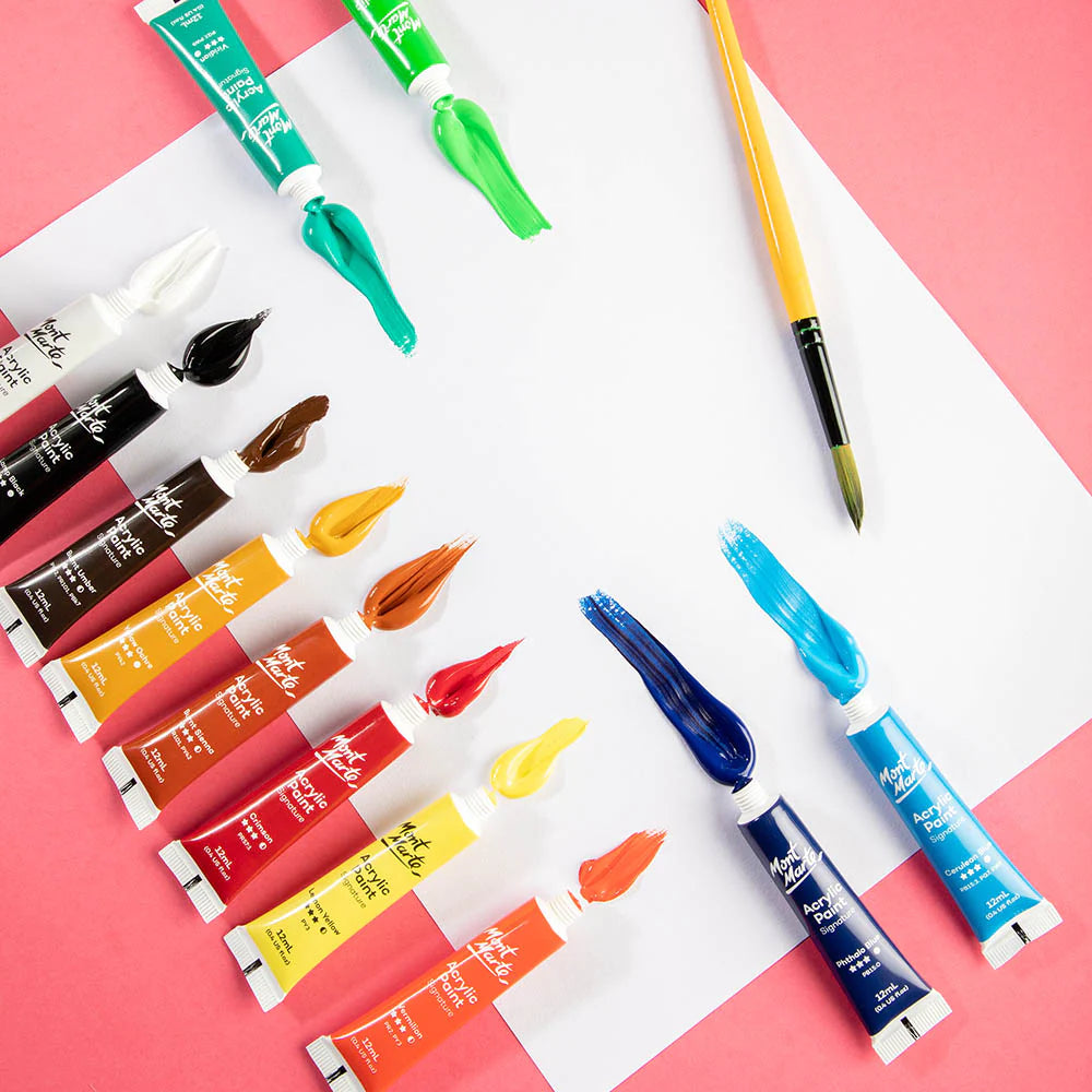 Mont Marte Mont Martee Acrylic Paints 12X12 Ml