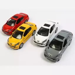 Peugeot 207 Sedan Model 1:36 Scale (4 Assorted Colors, Sold As Single)