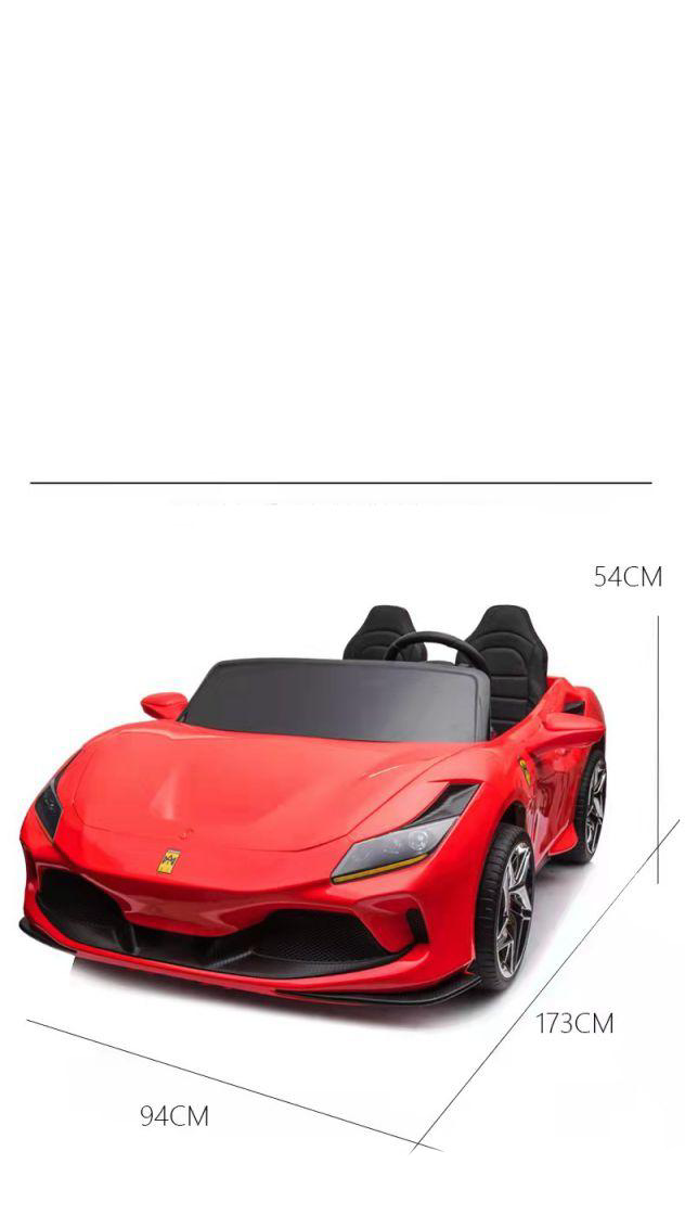 Ferrari Ride On Car 2 Seater Double Doors Electric Battery Car