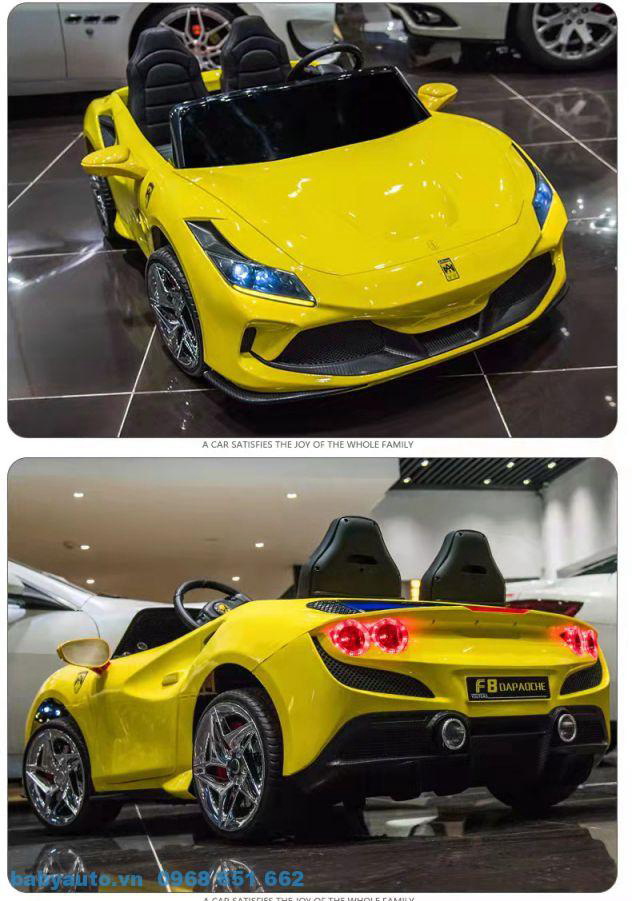 Ferrari Ride On Car 2 Seater Double Doors Electric Battery Car