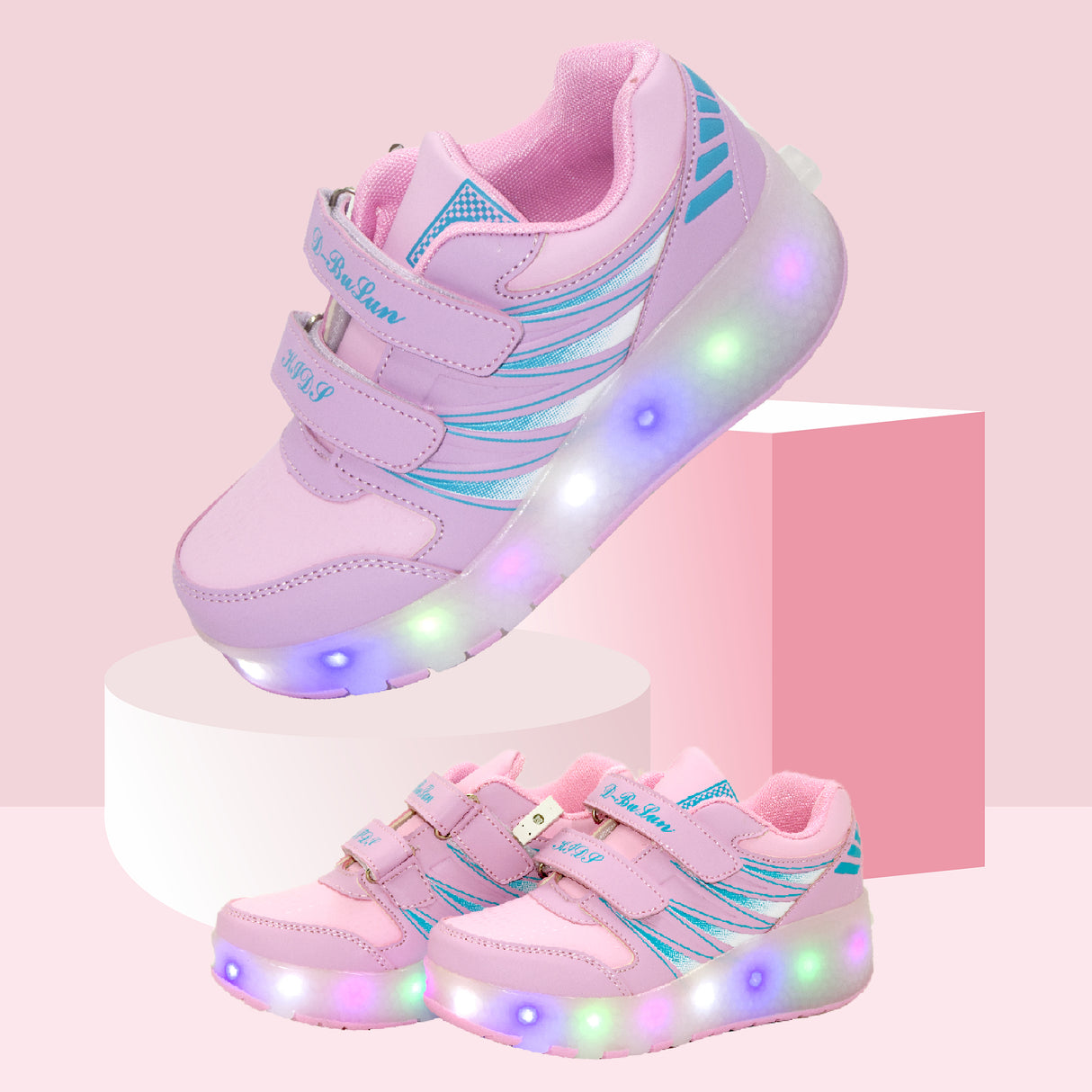 Roller Skates Shoes With Led for Kids