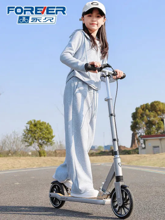 Foldable Brake Scooter for Kids – Ages 6–15 Years
